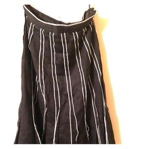 Carole Little Black & White Skirt